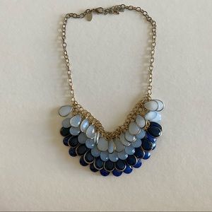 Blue Ombré Statement Necklace